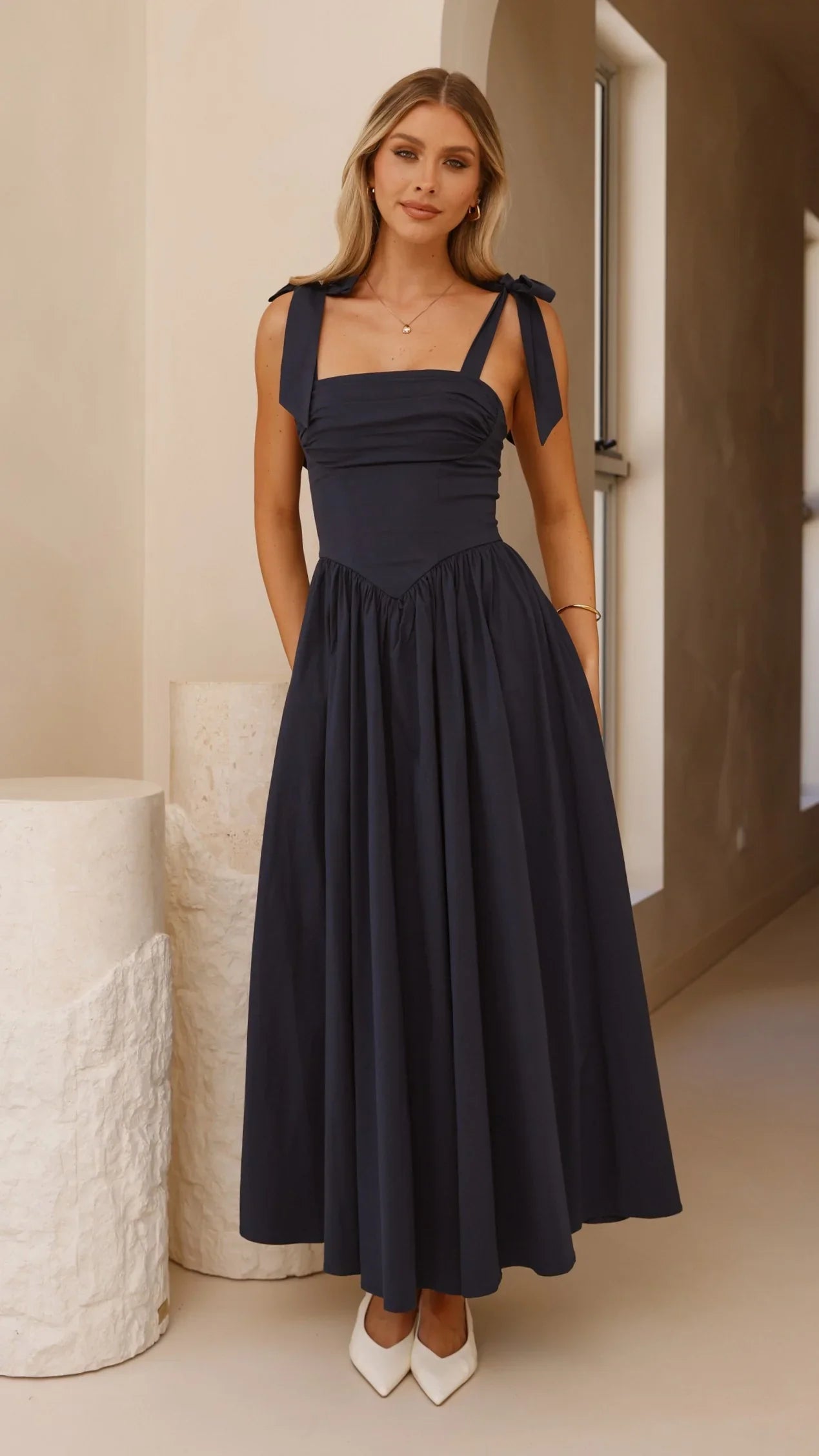 Haisley Maxi Dress Navy