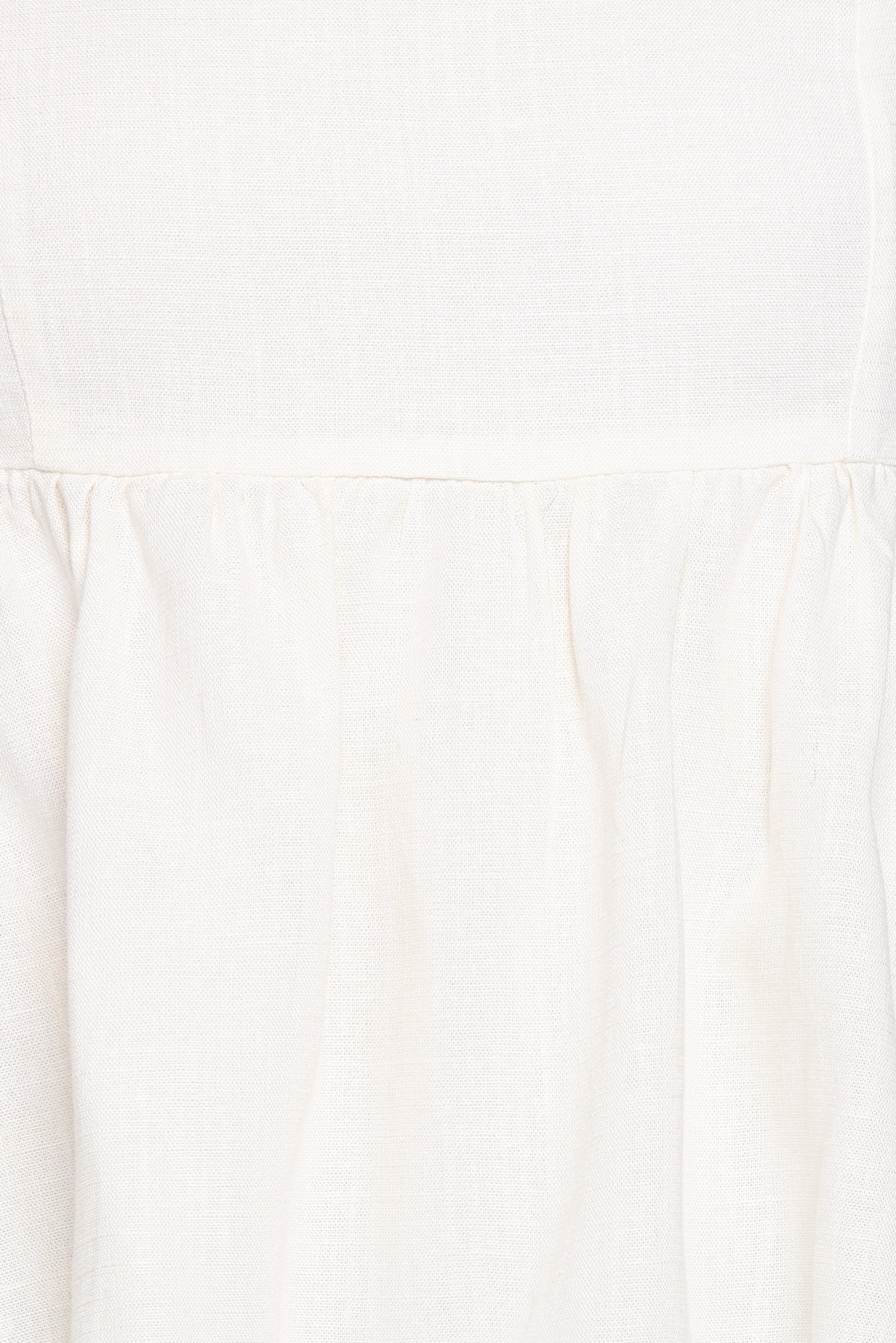 Zephyra Baby Doll Top White