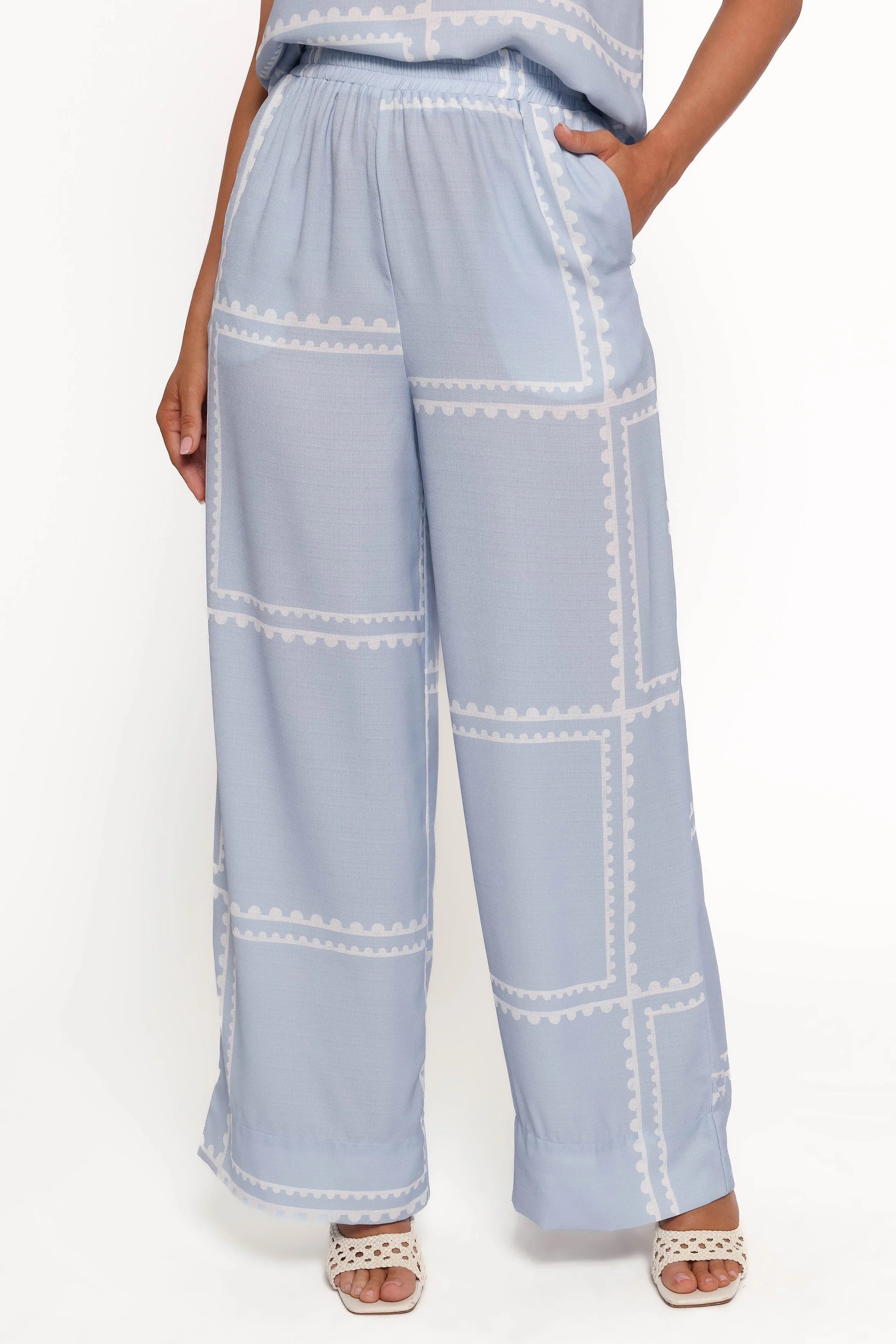 Ezra Pant Set Light Blue