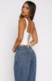 The Met Steps Bustier White