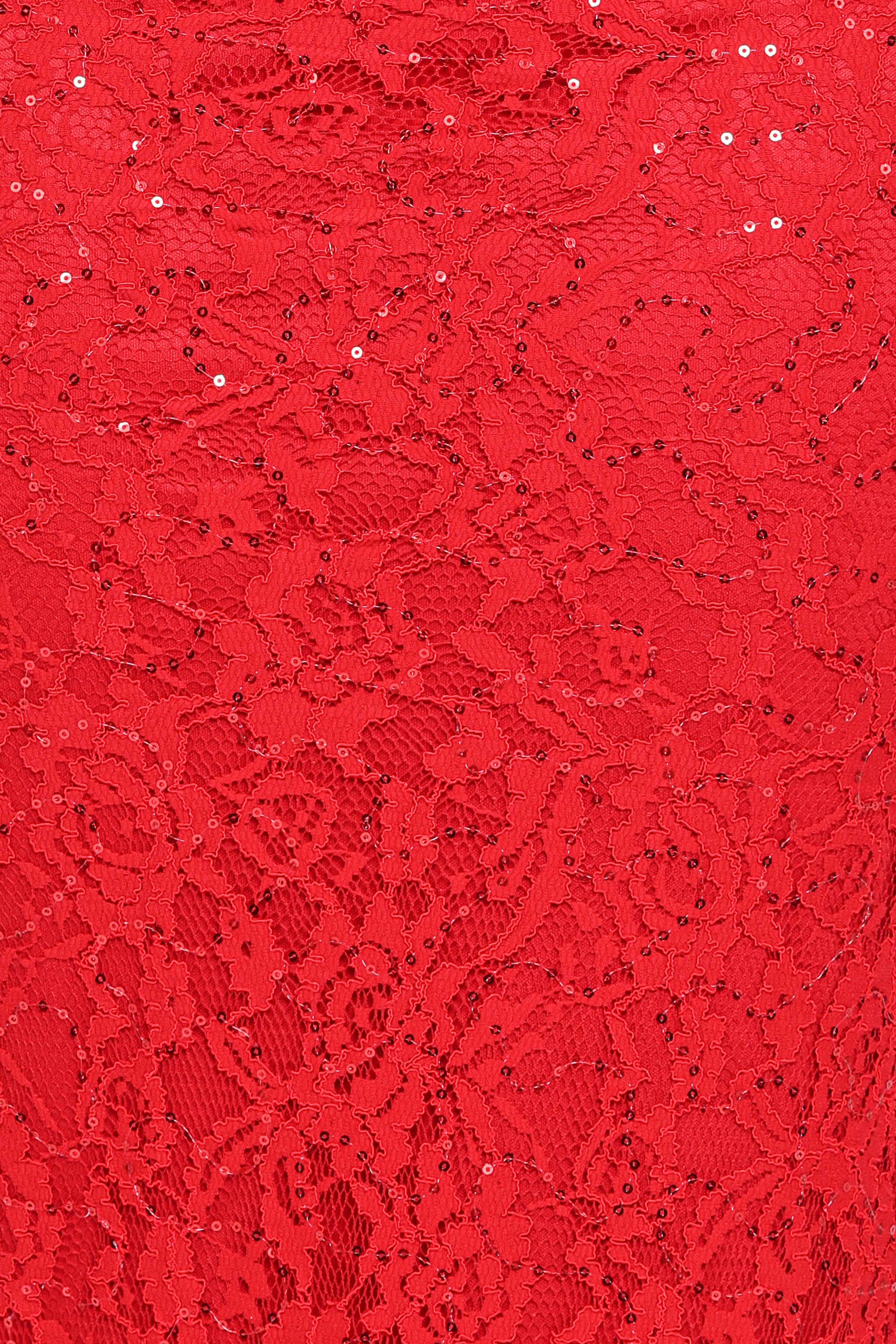 Ruben Lace Maxi Dress Red