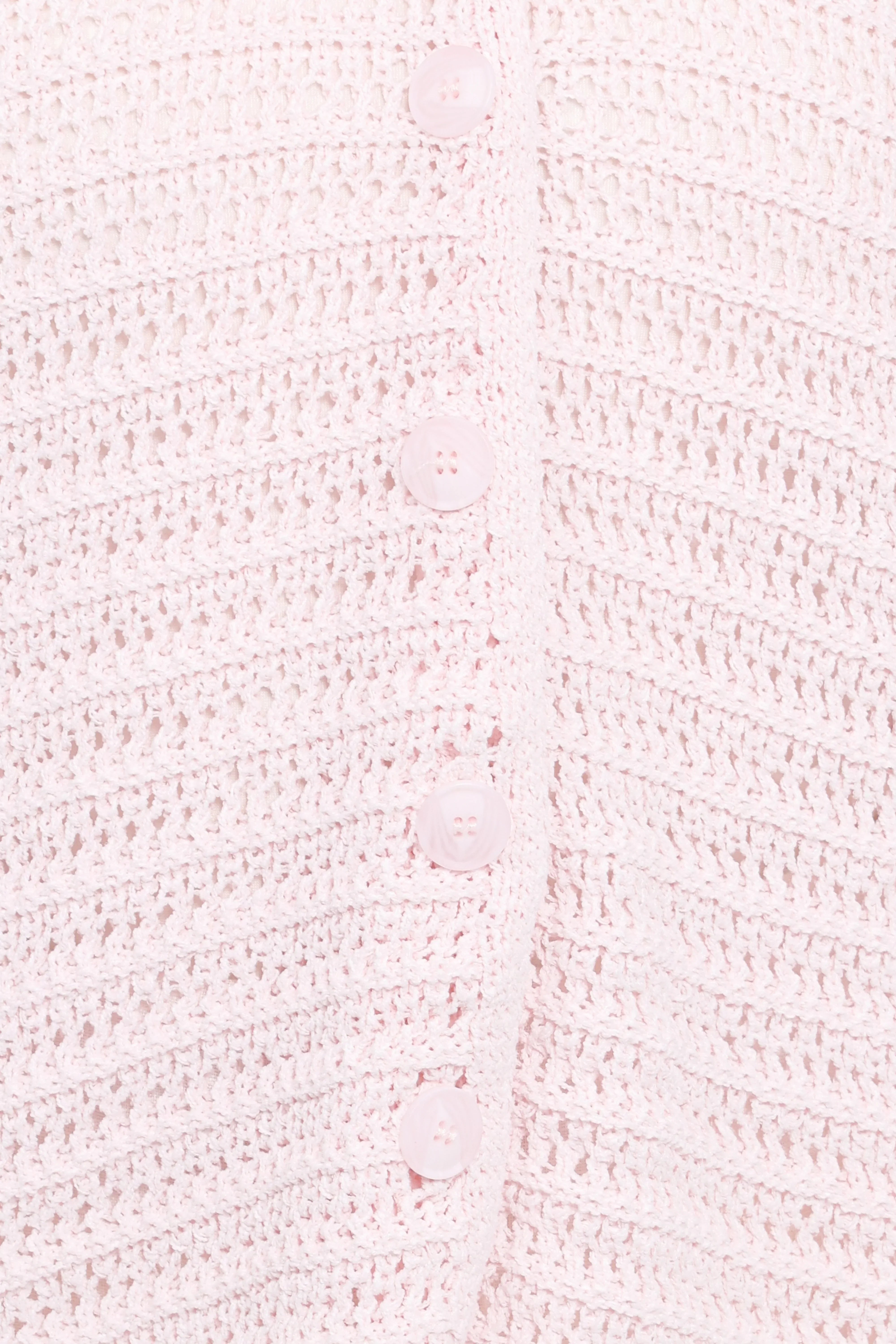 Lyra Large Collar Cardigan Pale Pink