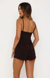 Gentle Drift Pyjama Top Dark Chocolate