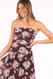 Calypso Maxi Dress Purple Floral