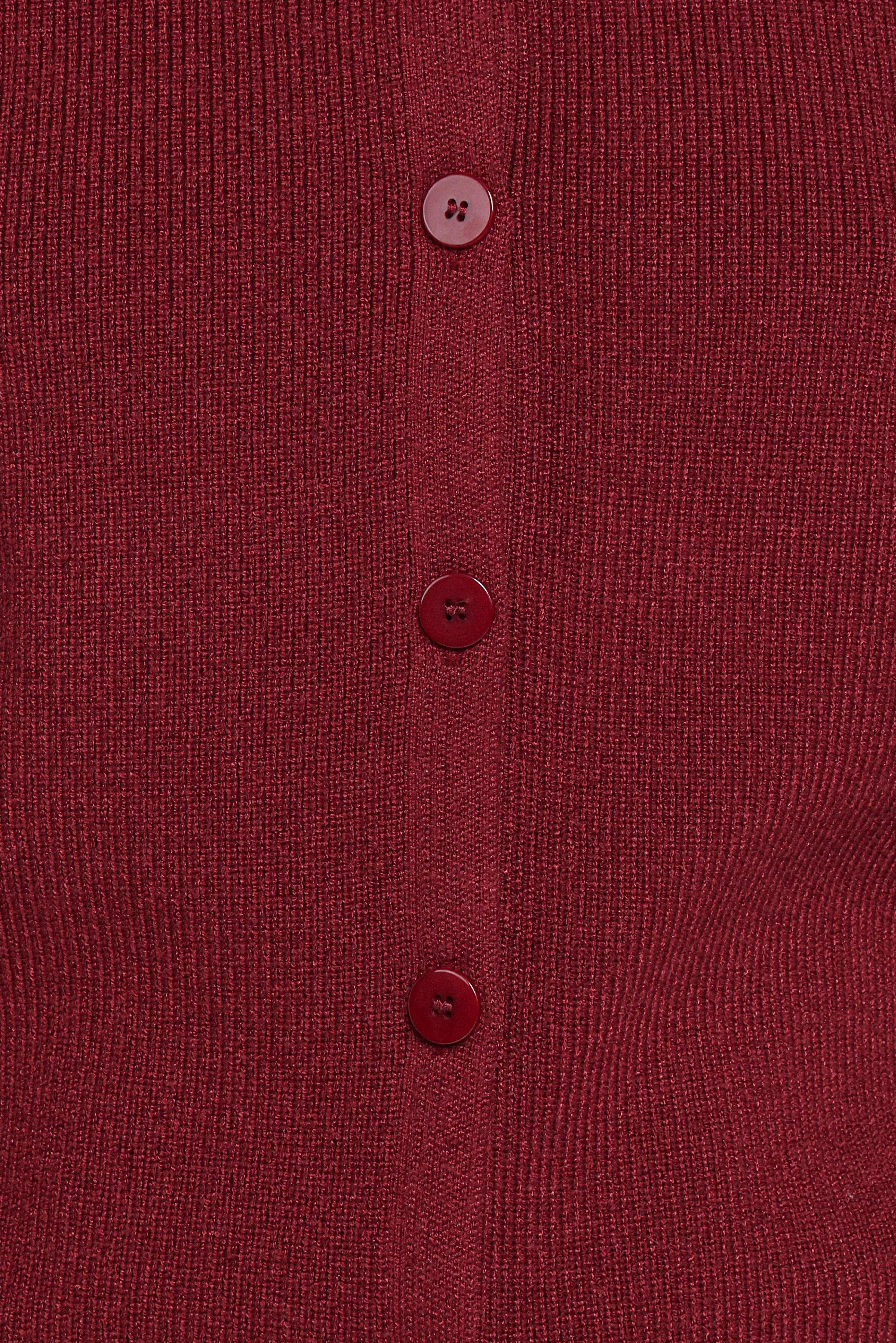 Cataline Button Front Top Wine