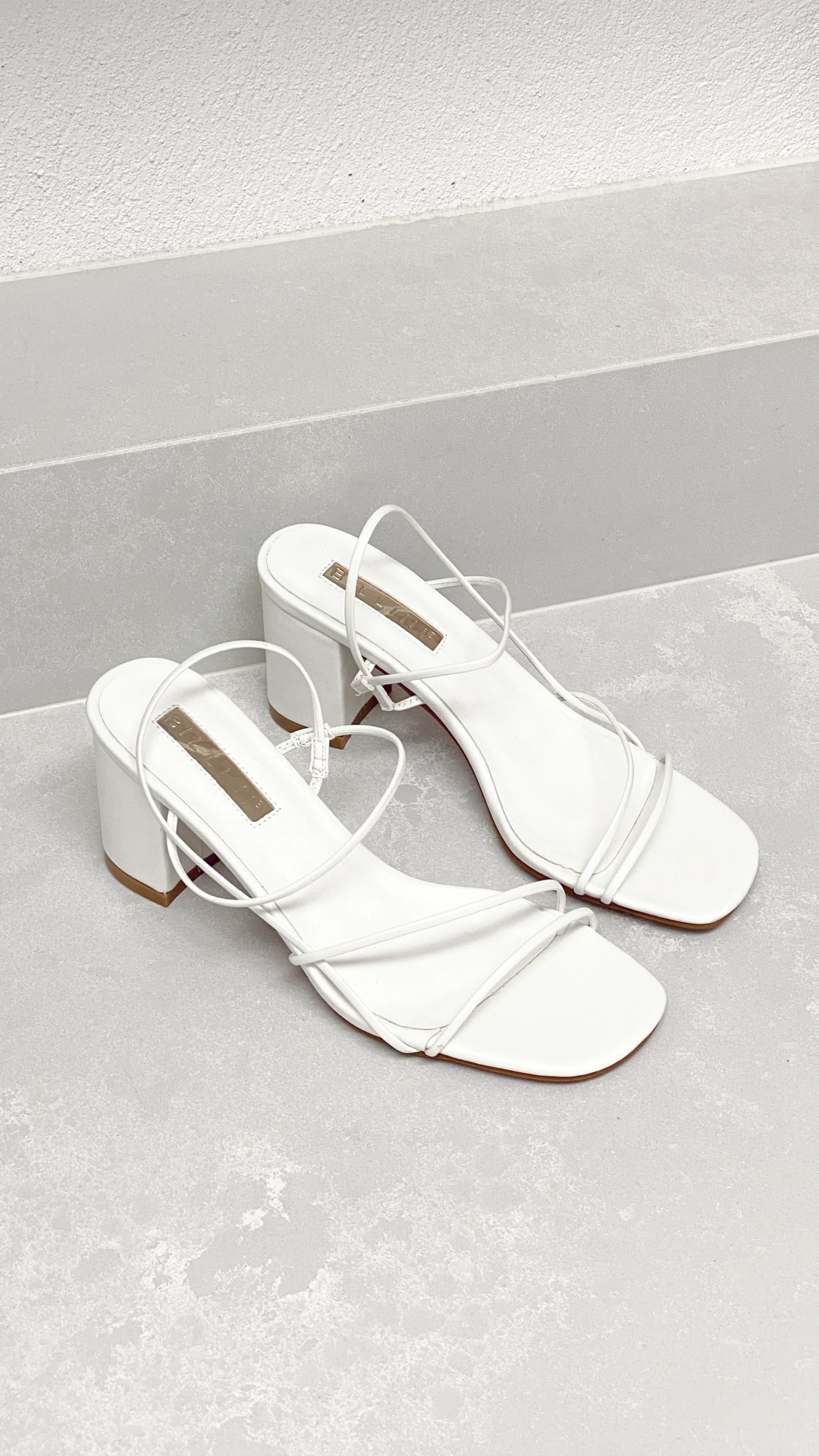 Yachi Heels White
