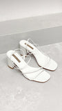 Yachi Heels White
