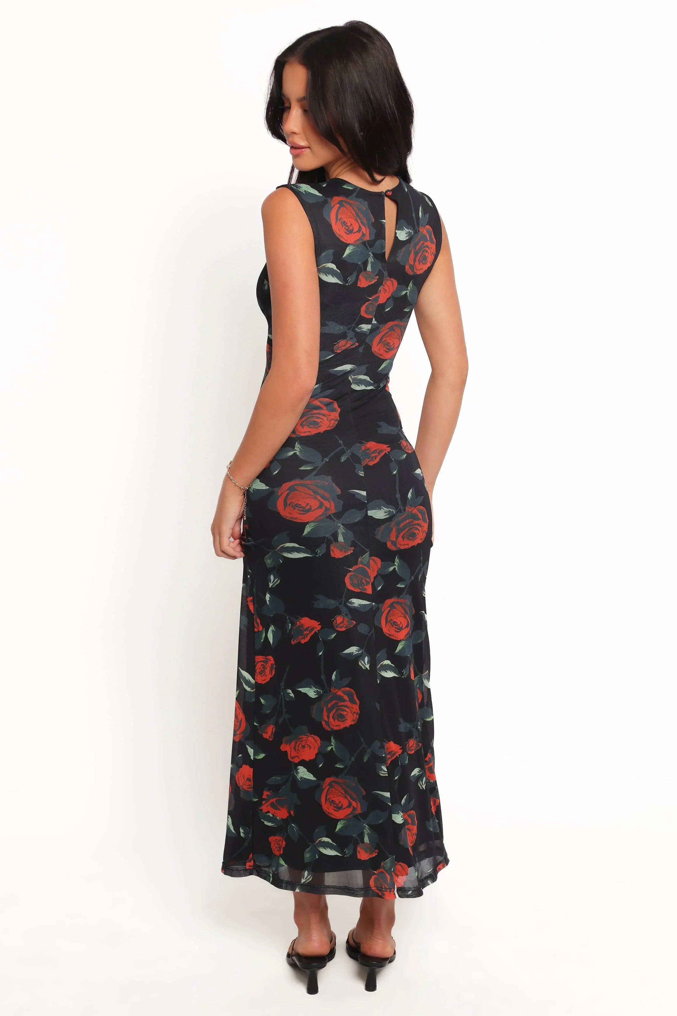 Drea Maxi Dress Rose Print