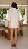 Luna Button Up Shirt Natural