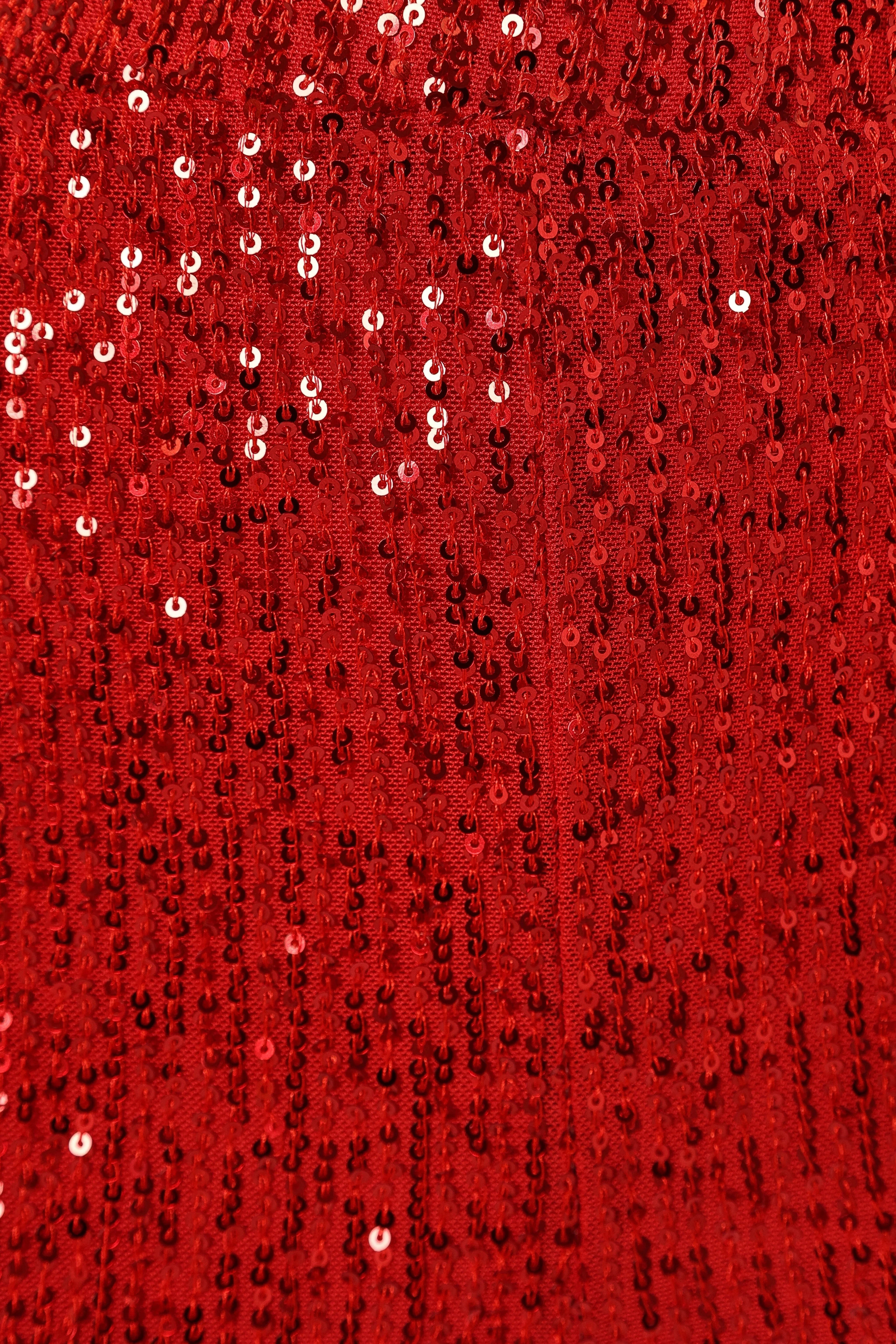 Lilianna Sequin Flare Pant Red
