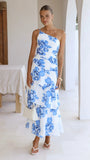 Nalani Maxi Dress Blue Floral