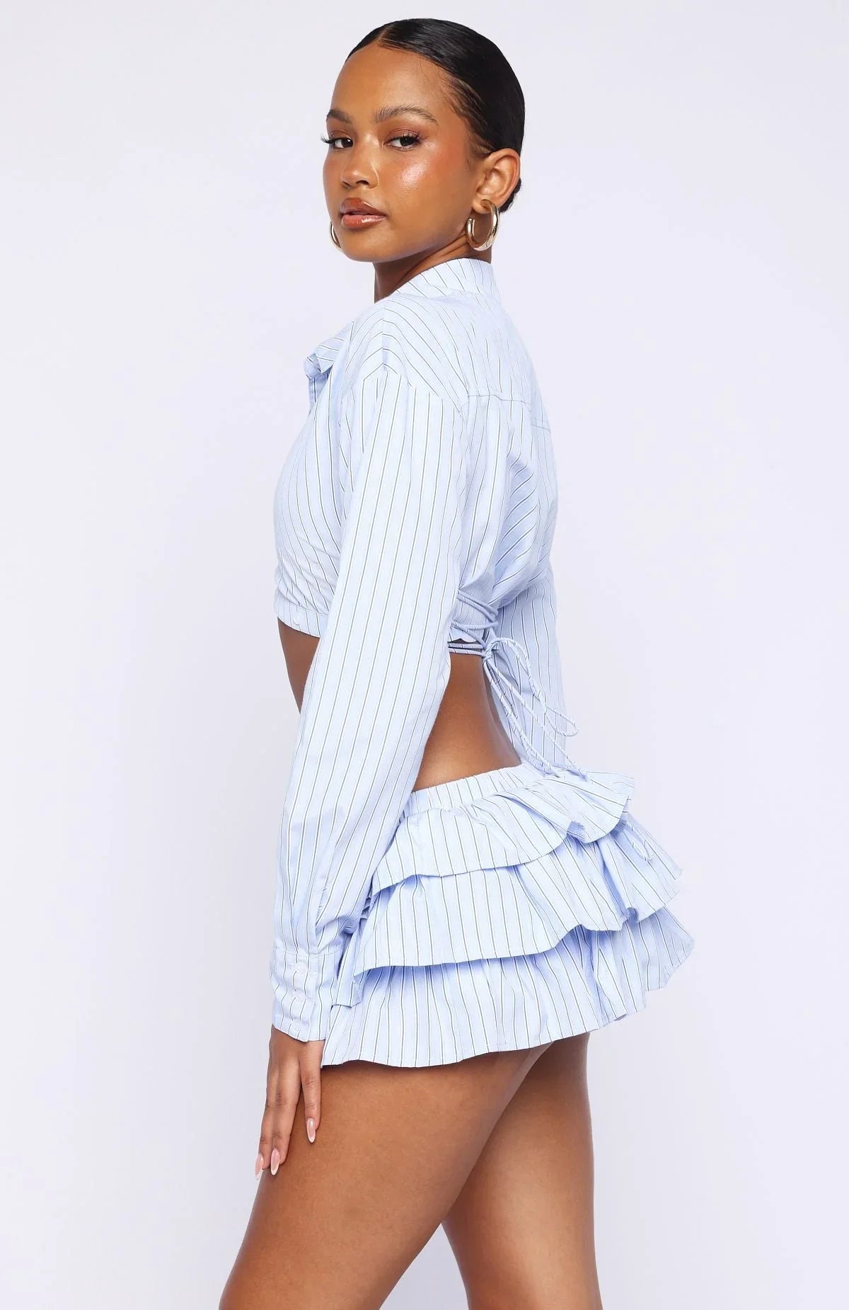 Lightening Hour Mini Skort Sky Blue