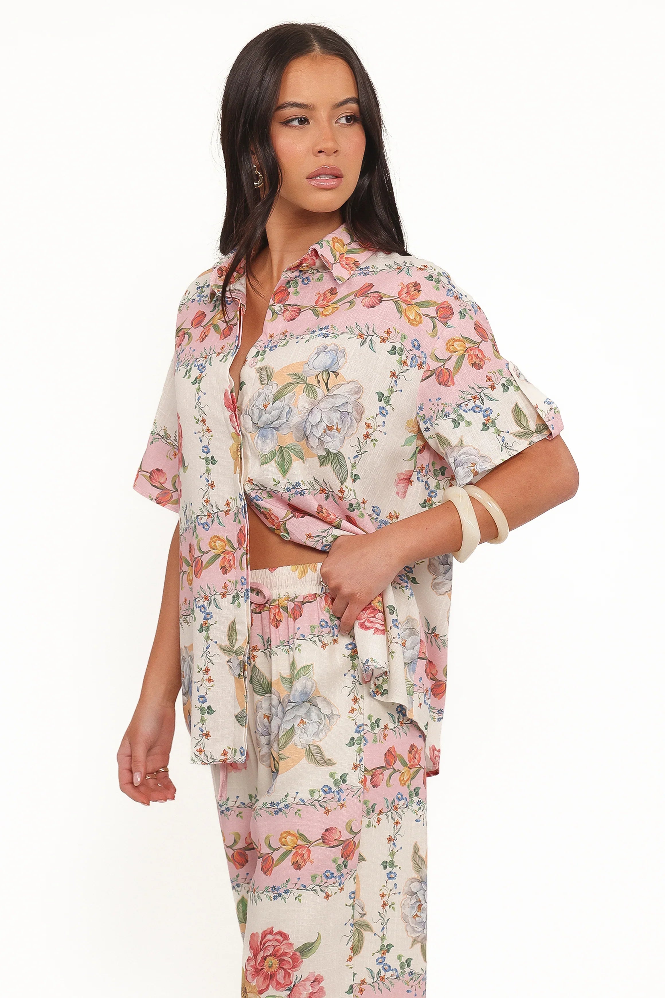 Cascais Shirt Rose Tile
