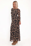 Joran Midi Dress Fired Bloom