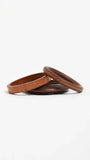 Trio Timber Bangle Set Tan