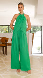 Melinda High Waist Pants Green