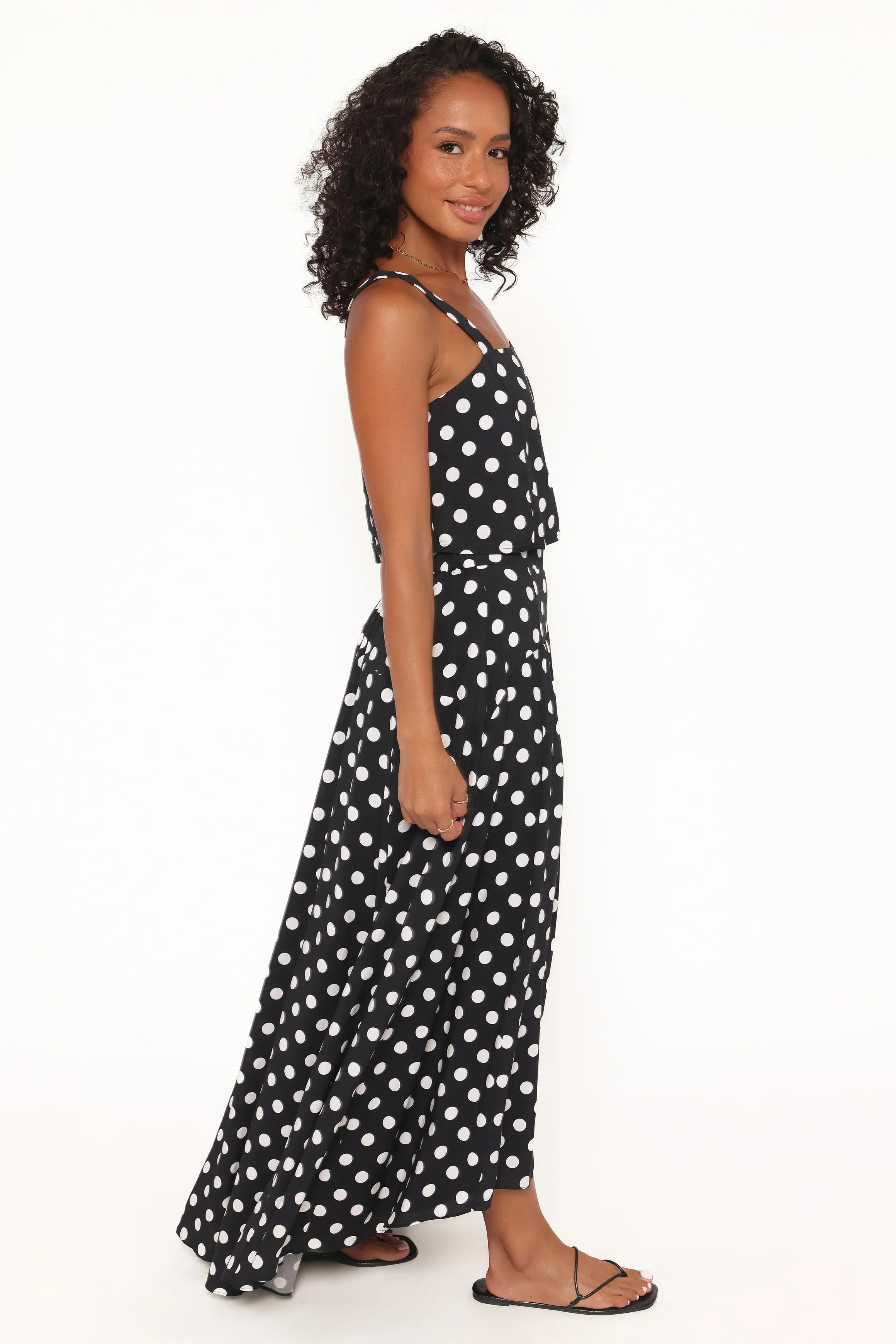 Lulu Set Black Polka Dot
