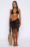 Salt And Lace Sarong Black