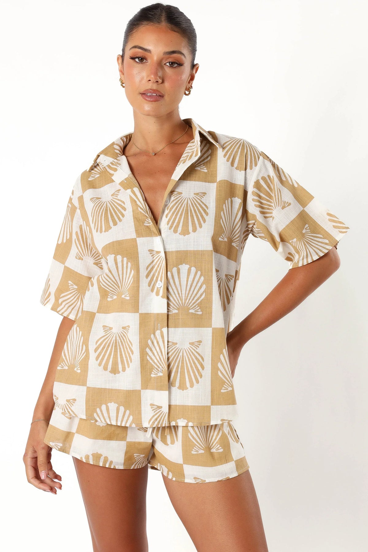 Harvey Short Set Tan