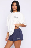 Cant Miss It Oversized Tee White