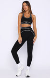 Precision Leggings Black White