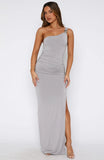 Shes A Boss Maxi Dress Grey