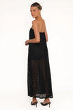 Davina Maxi Dress Black Lace