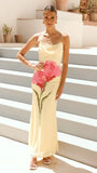 Kiaya Maxi Dress Yellow Blossom