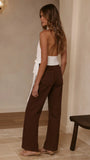 Badru Straight Leg Jeans Chocolate Denim