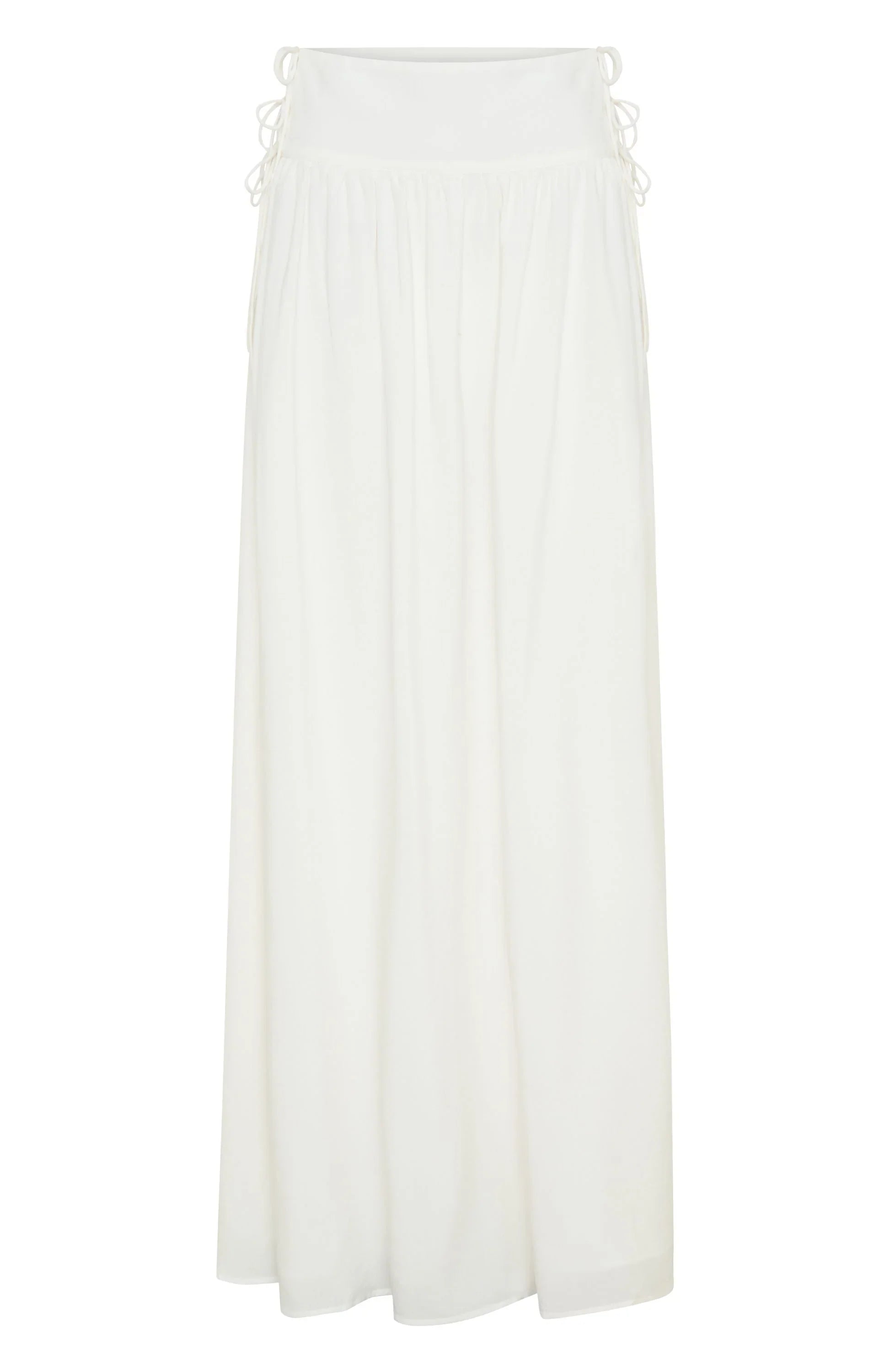 I Know Its Hard Maxi Skirt White