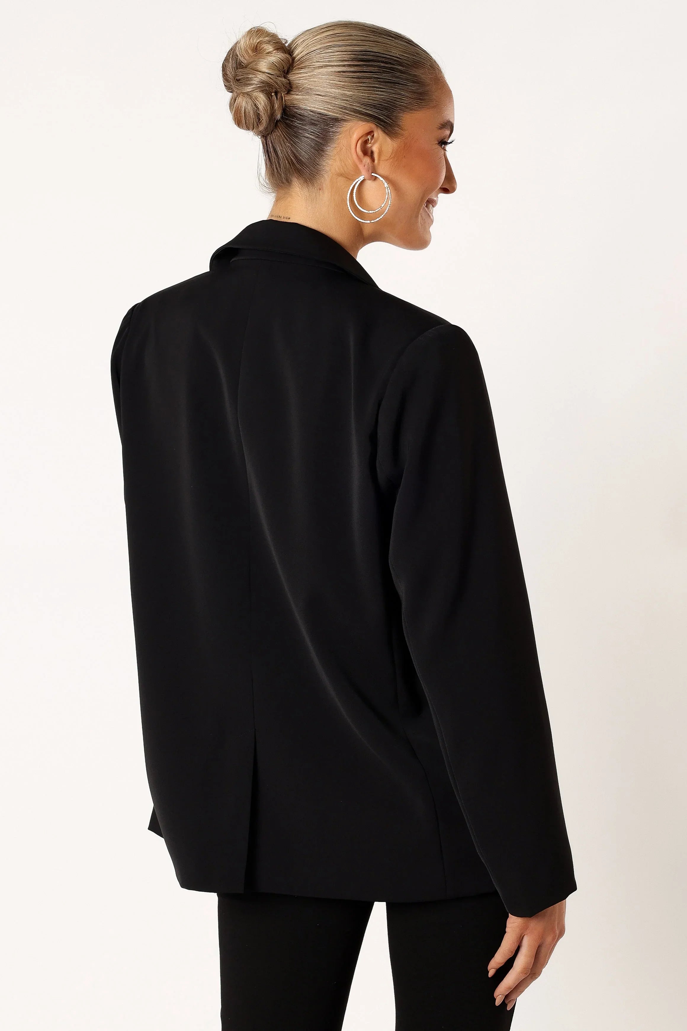 Aubree Embellished Blazer Black