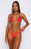 Golden Hour Bikini Top Scarlett Inferno