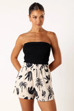 Sawyer Short Beige Black