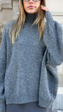 Harita Knitted Sweater Grey