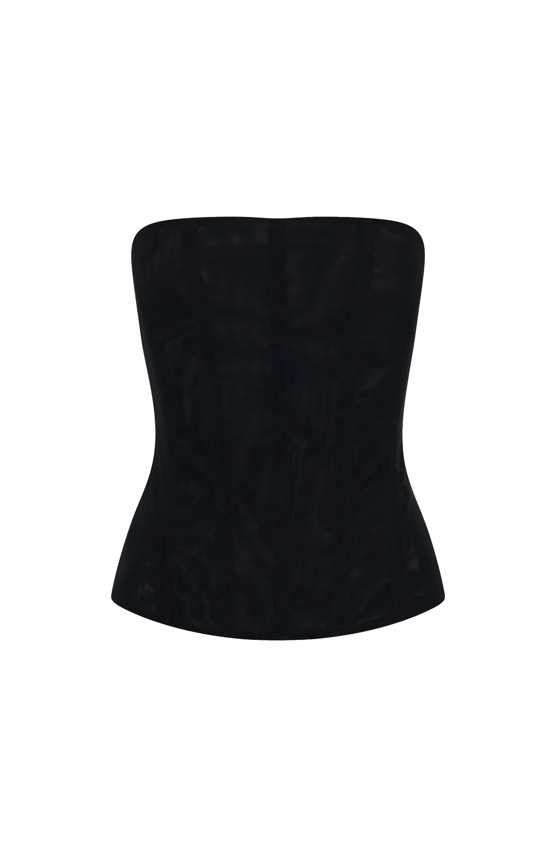 Tell Me A Secret Strapless Bustier Black