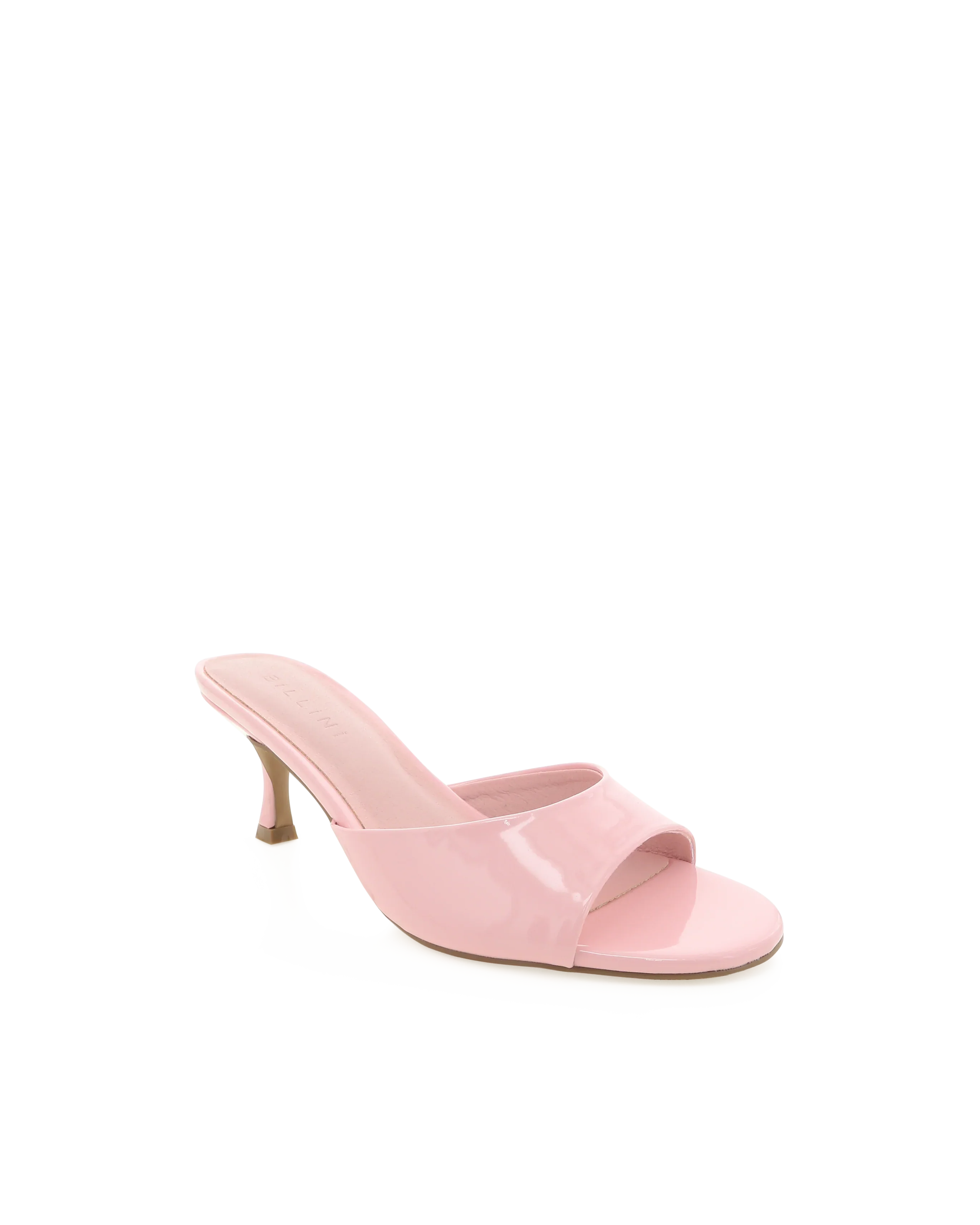 Addy Heels Ice Pink Patent