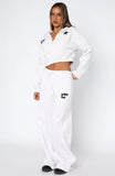 From The Archives Charli Wide Leg Sweatpants Grey Marle