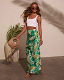 Celestial Gardens Abstract Maxi Skirt