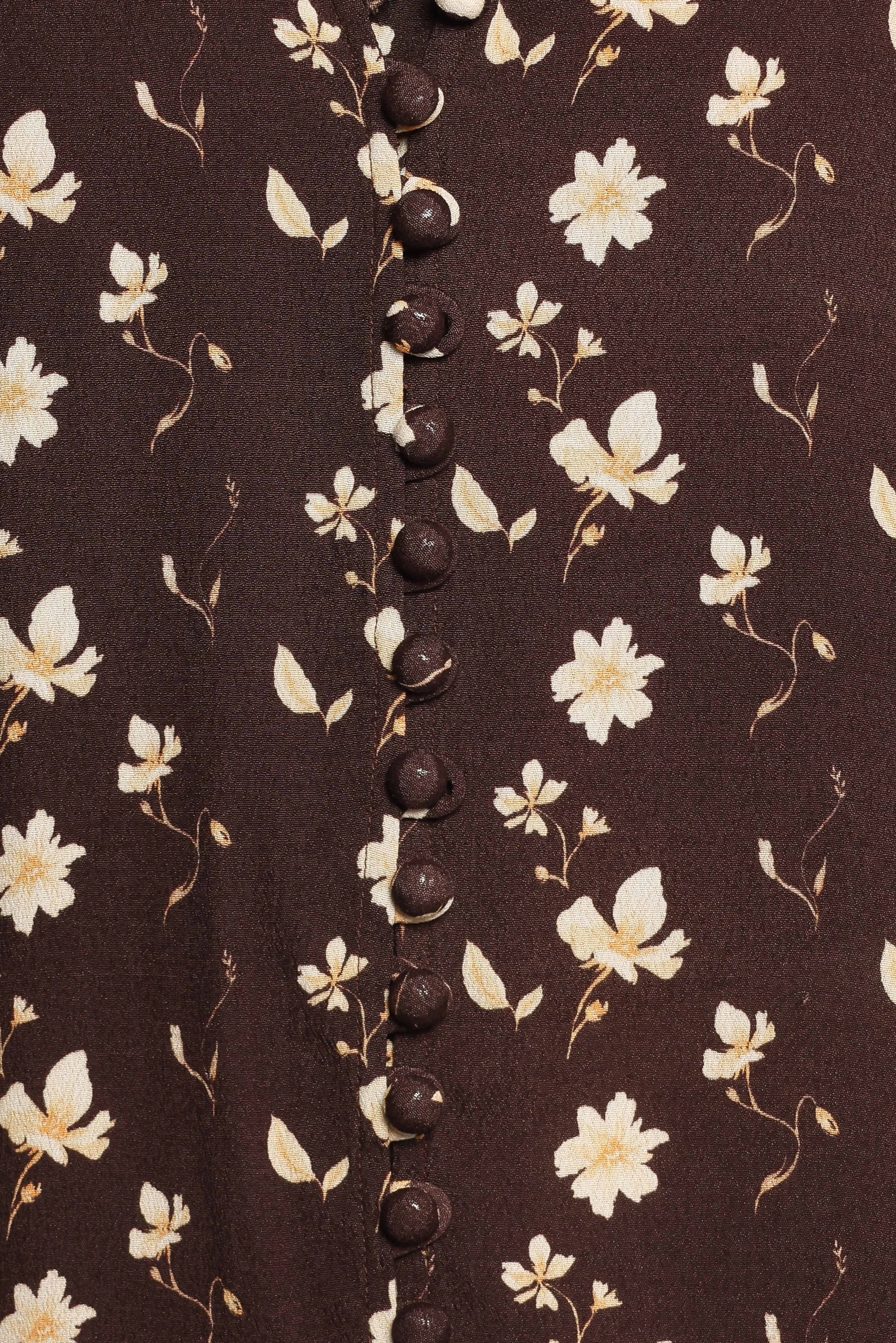 Marni Top Brown Ditsy