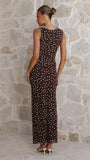 Leighton Top Chocolate White Polka Dot
