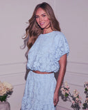 Morning Dew Floral Lace Top