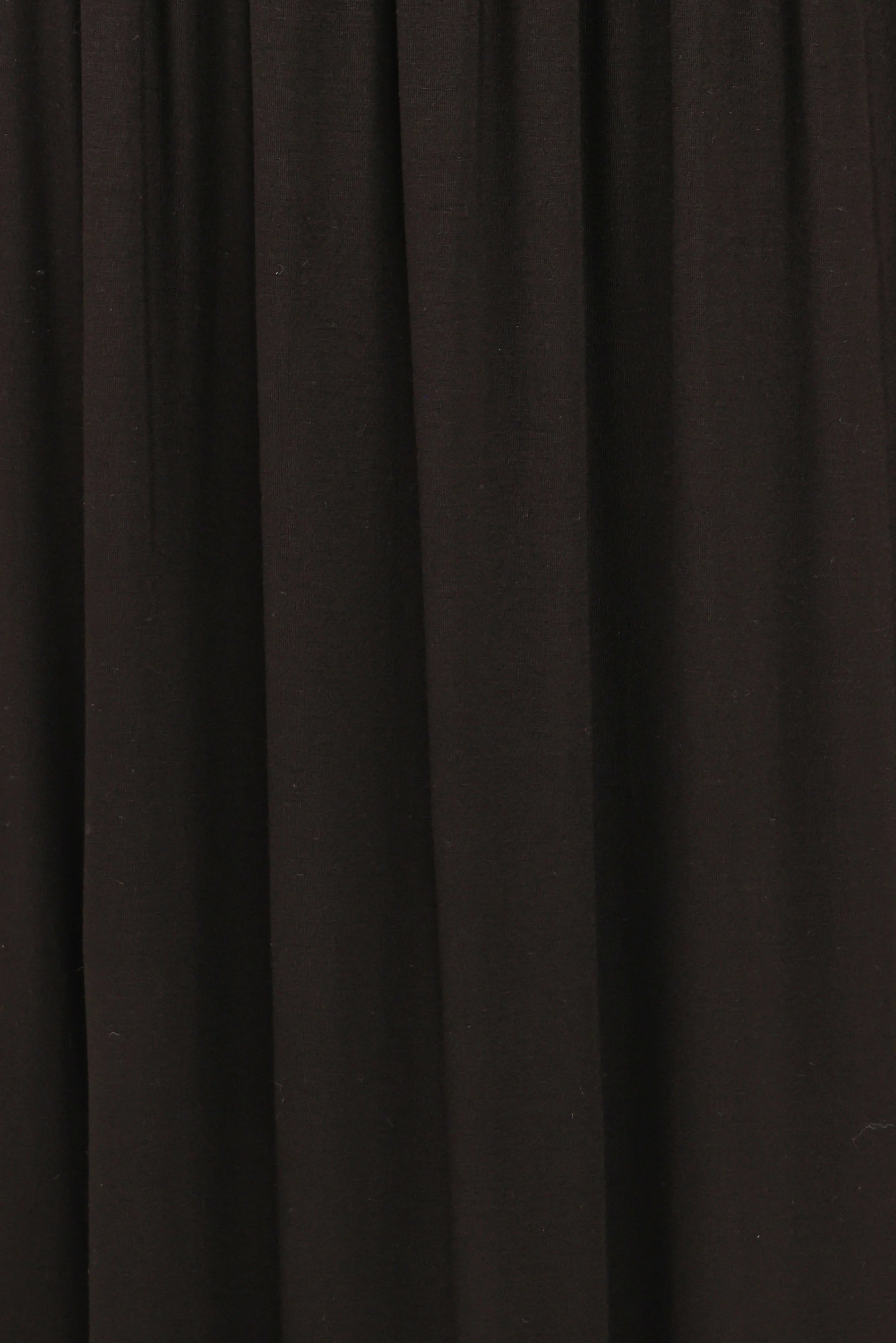 Shirley Long Sleeve Maxi Dress Black