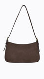 Lilu Shoulder Bag Choc Suede