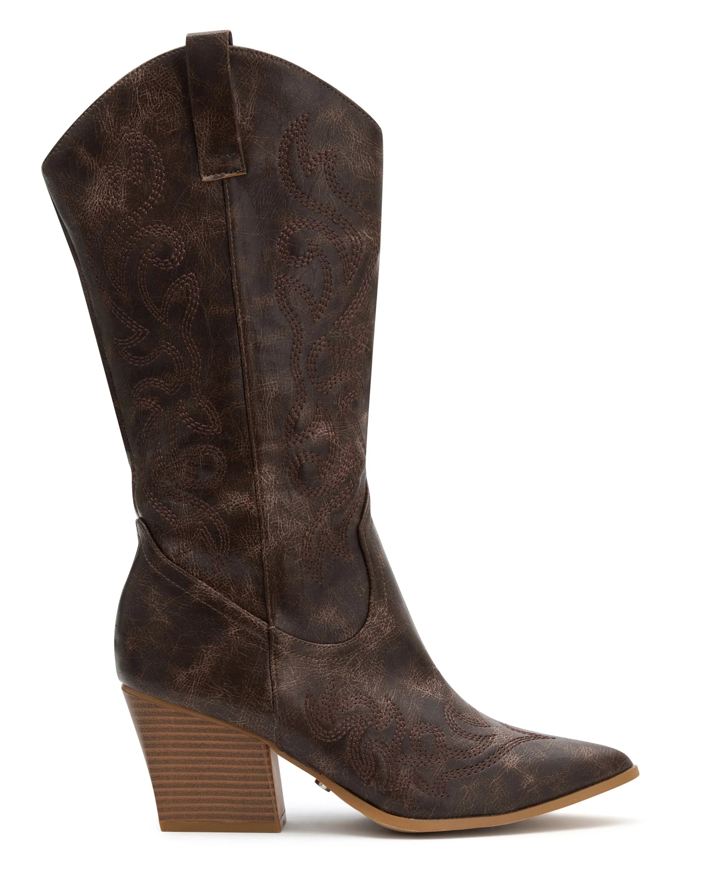 Alice Cowboy Boots Vintage Brown