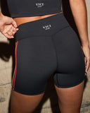 No Limits Contrast Trim High Rise Biker Shorts
