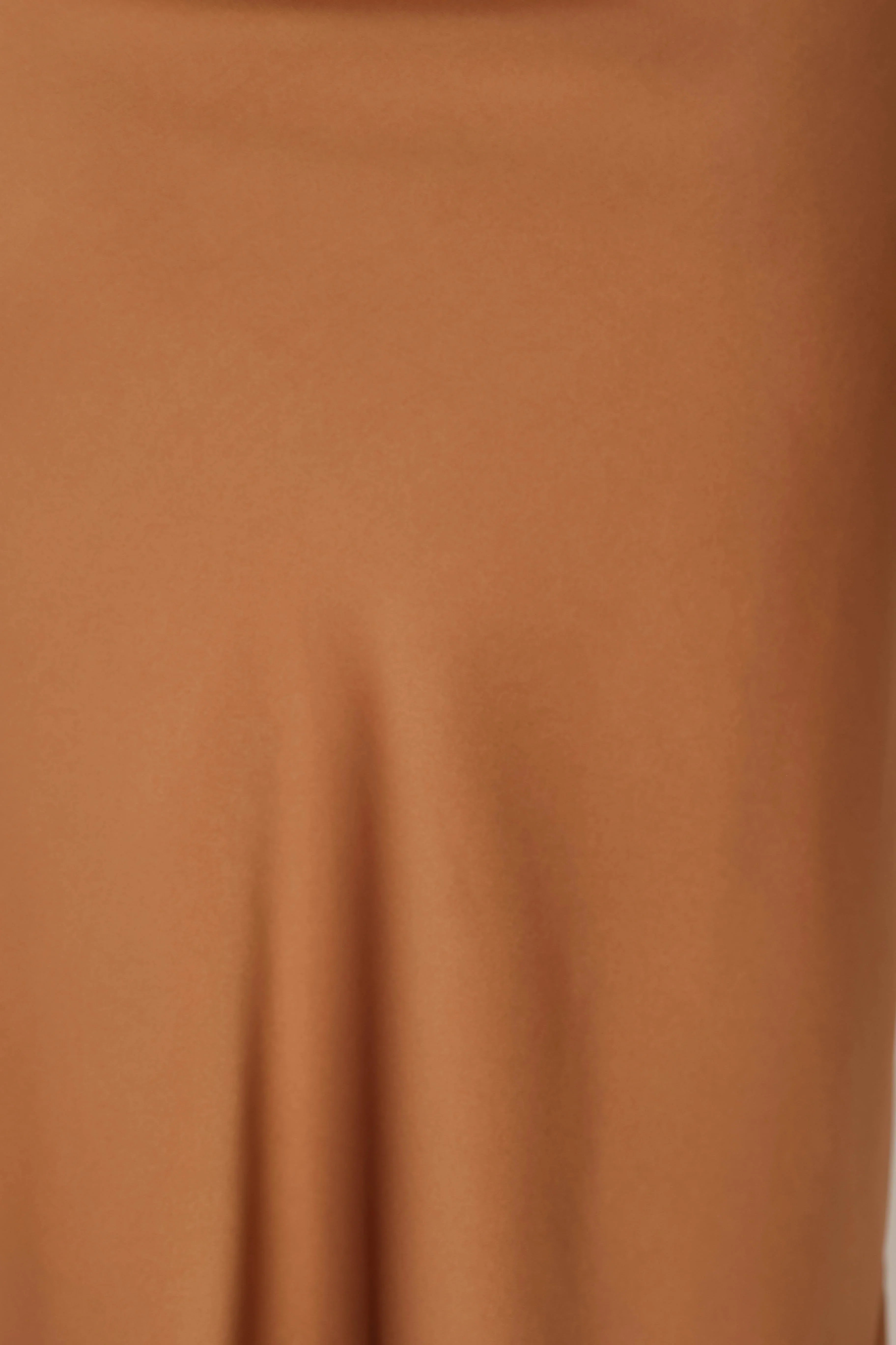 Nellie Satin Midi Skirt Bronze