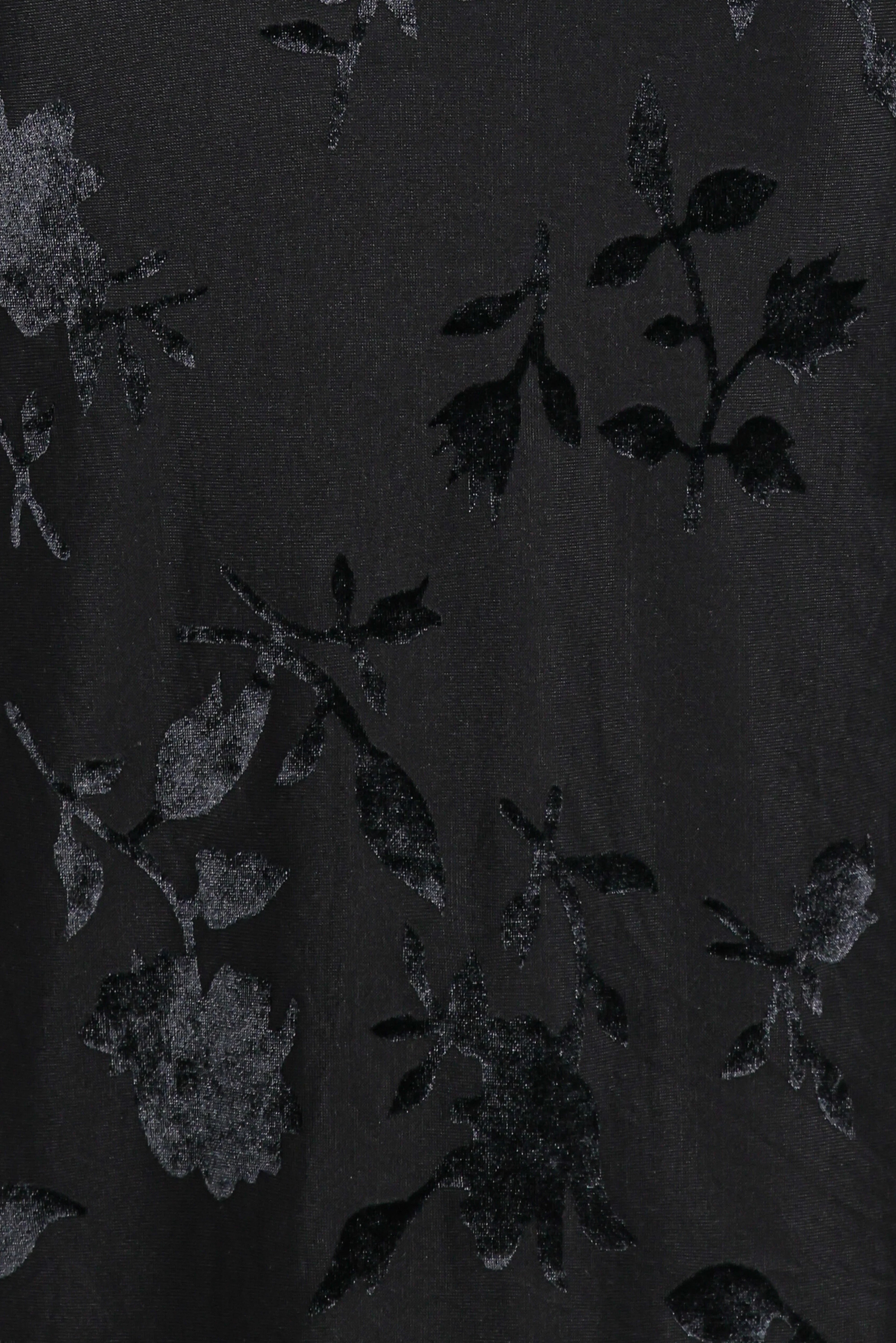 Melinda Sleeveless Velvet Maxi Black