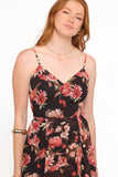 Naver Maxi Dress Black Floral