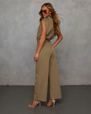 Kason Fitted Waist Utility Jumpsuit
