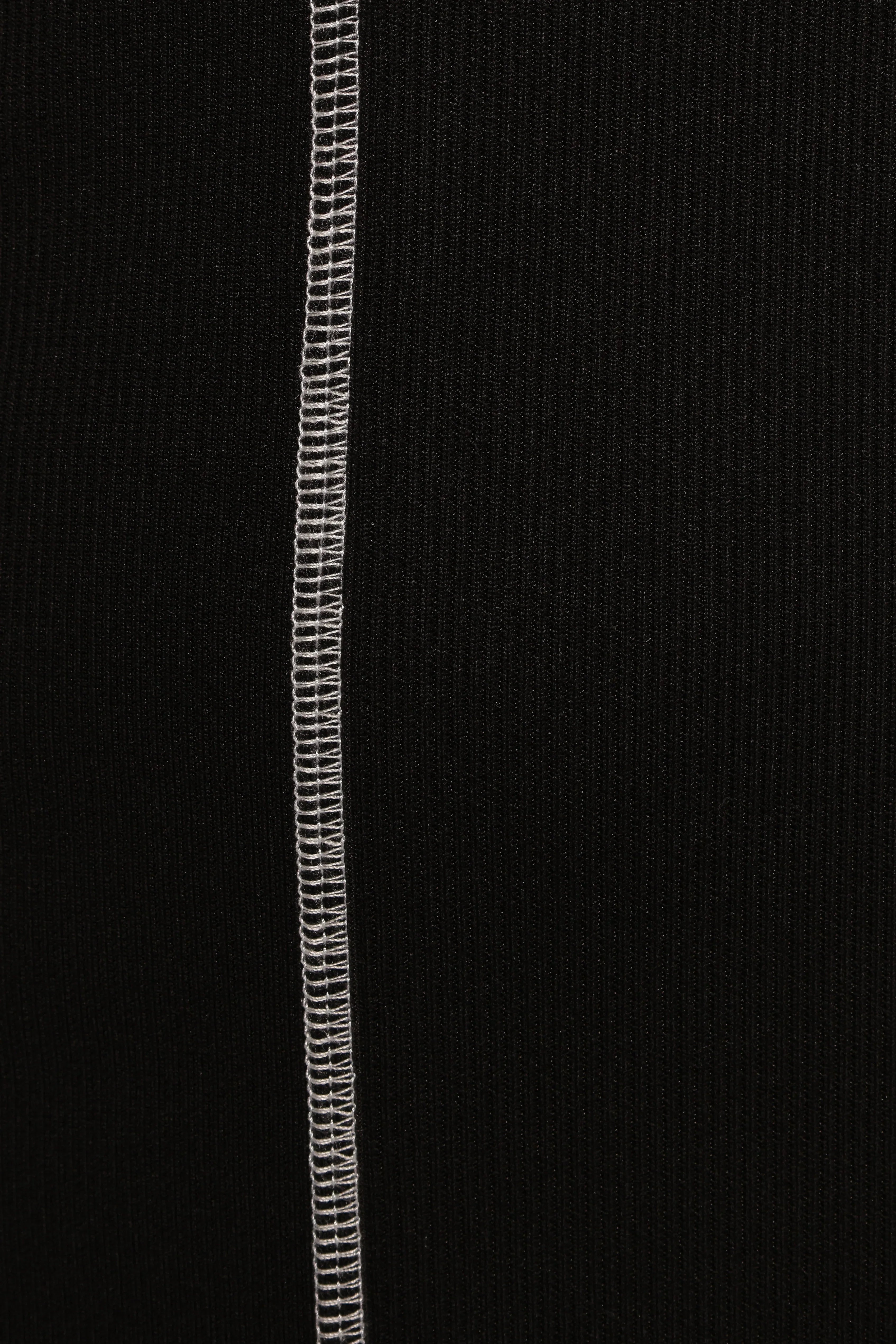 Kyrie Midi Dress Black White